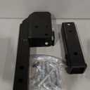 Nilight Trailer Hitch Folding Extender Mount Shank 16.54" Compatible with Wheelchair Cargo Carrier Adapter for 2 Inch Receiver Trailer Hitch 500lbs Black Powder Coated