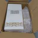 175 PCS Pink Plastic Plates for 25 Guests, Pink and Gold Disposable Dinnerware Set for Party Wedding Include 25 Dinner & 25 Dessert Plates, Spoons, Forks, Knives, Cups, 25 Napkins