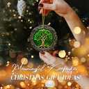 3 x Irish Ornament 2025, the Celtic Tree of Life Ornament Irish Ancestry Symbol Spiritual Home Decor, Pagan Wiccan Symbolism, Celtic Knot Design for Heritage Ceramic Material Christmas Occasion