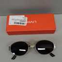 livho 2025 Trendy Oval Sunglasses - Stylish Polarized Shades for Everyday - Retro Metal Frames