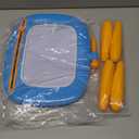 Kikidex Magnetic Drawing Board, Toddler Girl Toys for 1-2 Year Old, Doodle Board Pad Learning and Educational Toys for 1 2 3 Year Old Baby Kids Birthday Gift(Light Blue)