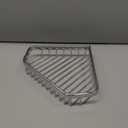 Corner Shower Caddy Basket,Shampoo Holder for Shower Wall,Inside Shower Shelf Bathroom Organizer,Solid Brass Material in Polished Chrome