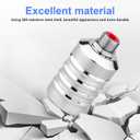 Water Float Valve Kit, 1/2" to 3/4'' Premium Stainless Steel Automatic Shut off Level System Control Float Ideal Leveler for Fish Tank Swimming Pool Livestock Trough Distiller