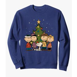 Peanuts - Peanuts Christmas Group Sweatshirt, Size XXL