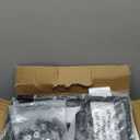 Furologee Entryway Table, 38'' Console Sofa Table with 3 Fabric Drawers, Industrial Entry Way Table with Storage Shelves, Display Shelf for Living Room, Hallway, Entrance, Foyer, Rustic Brown