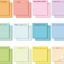 Yinder 24 Pcs Inspirational Sticky Notes Cute Motivational Sticky Notes Pad End of Year Employee Appreciation Gifts Bulk for Teacher Nurse Coworkers Office Supplies 3 x 3'' (Inspirational,Light Color)