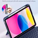 ESR for iPad (A16) 11th/10th Gen Flex Keyboard Case, Ultra-Light Magnetic Detachable Keyboard for iPad 10.9" with Writing/Viewing Modes, Larger Precision Trackpad, Blue