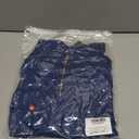 LovelyWholesale Womens 2 Piece Outfits Side Split V Neck T Shirts and Biker Shorts Matching Sets Navy Blue Small