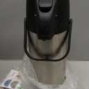 Airpot Coffee Dispenser Thermal with Pump,3L/102 Oz Insulated Stainless Steel Large Airpot Coffee Carafe Lever Action for Hot/Cold Water,Thermal Carafe for Hot Cocoa for Parties (101.4 Ounces)