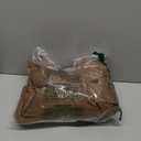 Men's 3 Piece Slim Fit Suit Set One-Button Tuxedo Jacket Vest & Pants for Wedding Prom Business (Large, Brown)