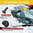 32" Telescoping Snow Brush for Car with Detachable Handle  an Extra-Wide Snow Brush and Ice Scraper for Car Windshield Window. The Ultimate Snow Scraper Brush for SUV & Trucks.