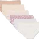Calvin Klein Girls' Cotton Hipster Underwear 6-Pack (X-Large)