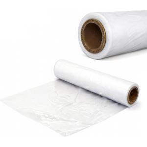 Ducting Poly Tubing, 200ftx25in Lay Flat Ducting | Flexible Polyethylene Ventilation Tubing, for Temporary Airflow, Industrial, Commercial and Home Use