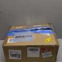 BOOMJOY 42 Inch Black Outdoor Ceiling Fans with Lights and Remote, Dimmable 5 Blade Outdoor Ceiling Fans for Patios, Black Ceiling Fan with Light for Bedroom Indoor Living Room (Dark Walnut A)