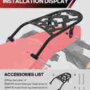 2025 CRF300L Rear Rack CRF300L Rally Luggage Rack CRF300L Tail Storage Rack Luggage Carrier for CRF 300L CRF 300L Rally 2021 2022 2023 2024 2025