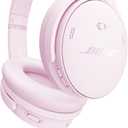 Bose QuietComfort Headphones - Wireless Bluetooth Headphones, Active Over Ear Noise Cancelling and Mic, USB-C Charging, Deep Bass, Up to 24 Hours of Playtime, Petal Pink - Limited Edition Color