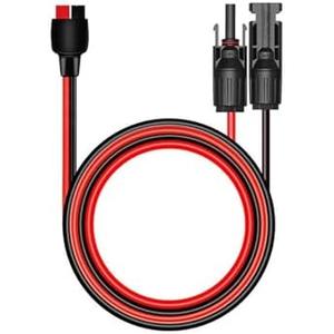 1M 10AWG Wire Waterproof, 2 Pin DC Power Battery Cable Quick Connect Terminals Extension Cable Low Voltage Solar Connector