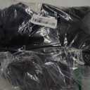 LJZOPU Magnetic Mesh Screen Door Curtain, Heavy Duty Polyester Material, Hands Free Entry and Self Sealing Design Keep Bugs Out, Pet and Kid Friendly, Easy Install, Black, 30" x 80"