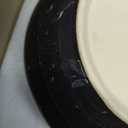 G EPGardening 6 Inch Planter - Ceramic Pot for Plants, Ceramic Planter with Drainage and Saucer, Round Flower Pot Indoor Outdoor, Modern Room Decor, Home Gifts, Black