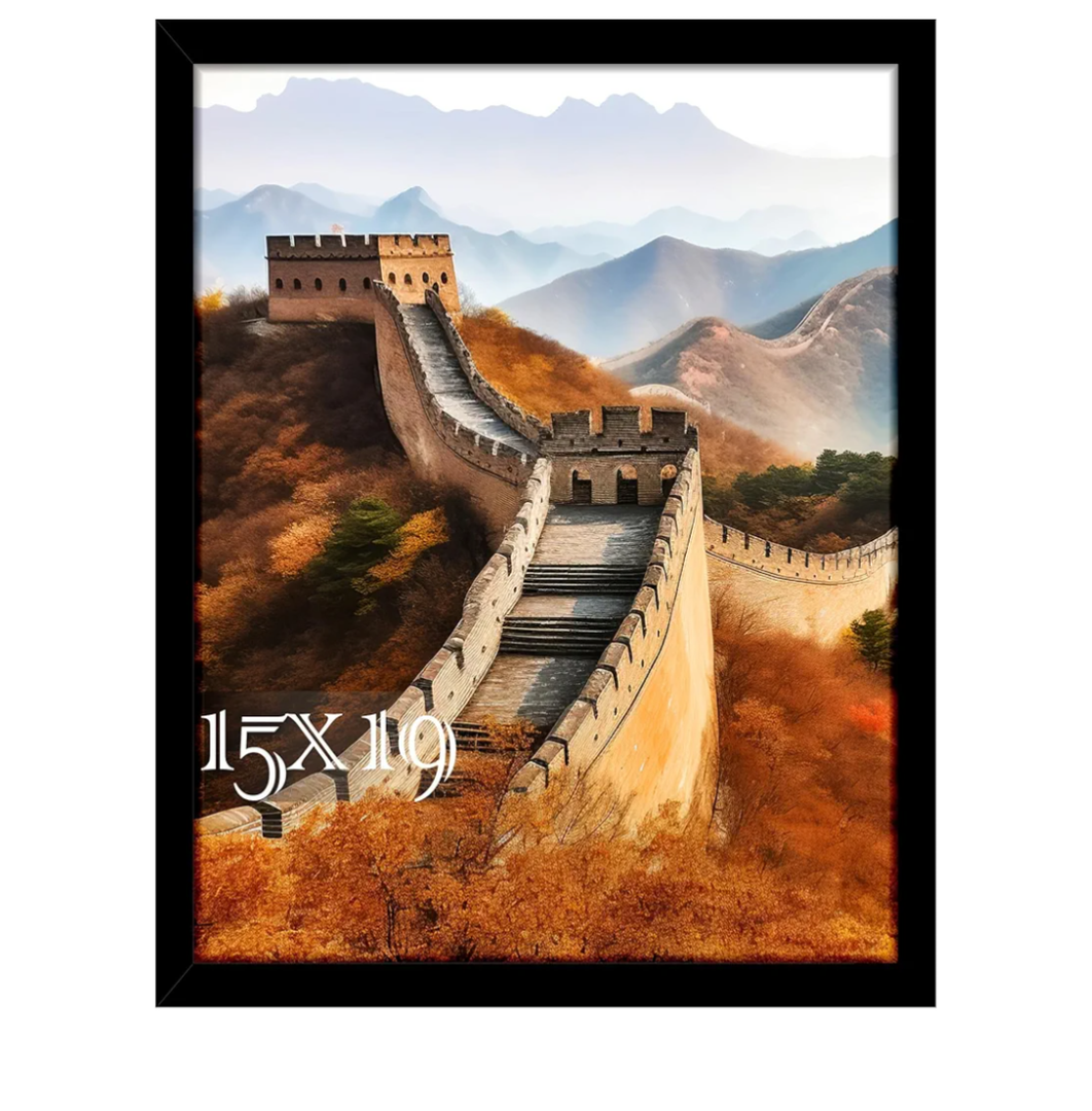 Picrit 15x19 Picture Frame, Photo Frame for Wall Mounting Display, Black