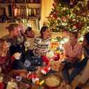 2 Pcs Christmas Santa Claus Bubble Machine Automatic Blowing Machine Santa Blower with Music Flashing Lights for Xmas Gift Indoor Outdoor Activity(Red)