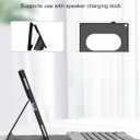 Pixel Tablet Keyboard Case 11 Inch 2023/2024, Rechargeable Detachable Bluetooth Keyboard, Smart Folio Cover with Stylus Pen Holder, Google Pixel Tablet Case with Stand Support Charging Speaker Dock