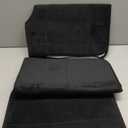 Bathroom Rugs Set Memory Foam Bath Rugs Non-Slip Bath Mat Set 3 Piece,Washable Bathroom Mats,Absorbent Shaggy Rugs Super Soft U-Shaped Toilet Rug,Bahroom Carpets for Bathroom,Tub,ShowerBlack