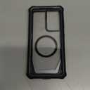 Poetic Guardian Case [6FT Mil-Grade Drop Tested] Designed for with Samsung Galaxy S21 Ultra 5G 6.8", Built-in Screen Protector Work with Fingerprint ID, Full Body Shockproof Case, Black/Clear