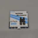 SUNVIE Low Voltage Wire Connector Fastlock2 Landscape Lighting Wire Connectors Waterproof Low Voltage Connector 12-18 Gauge Landscape Wire Connectors for Garden Light Pathway Lights, 8 Pack