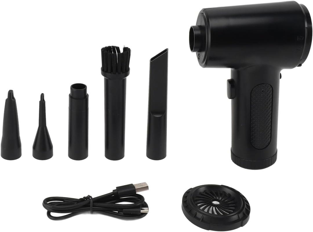 Cordless Air Blower with LED Light - Powerful Dust Removal for Electronics & Auto, Multifunctional & Ergoesesnomic Design for Easy Operating
