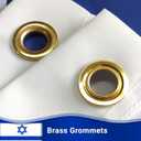 BENIX Israeli Flag 3x5ft, Durable 210D Nylon Israeli Flag for Outdoor Display, Vivid Colors, Fade-Resistant, Heavy-Duty with Brass Grommets