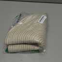 SHACOS Round Placemats Set of 6 Braided Circle Place Mat Washable 15 inch Table Mats for Kitchen Dining Table Decor Mixed Color (Ivory, 6)