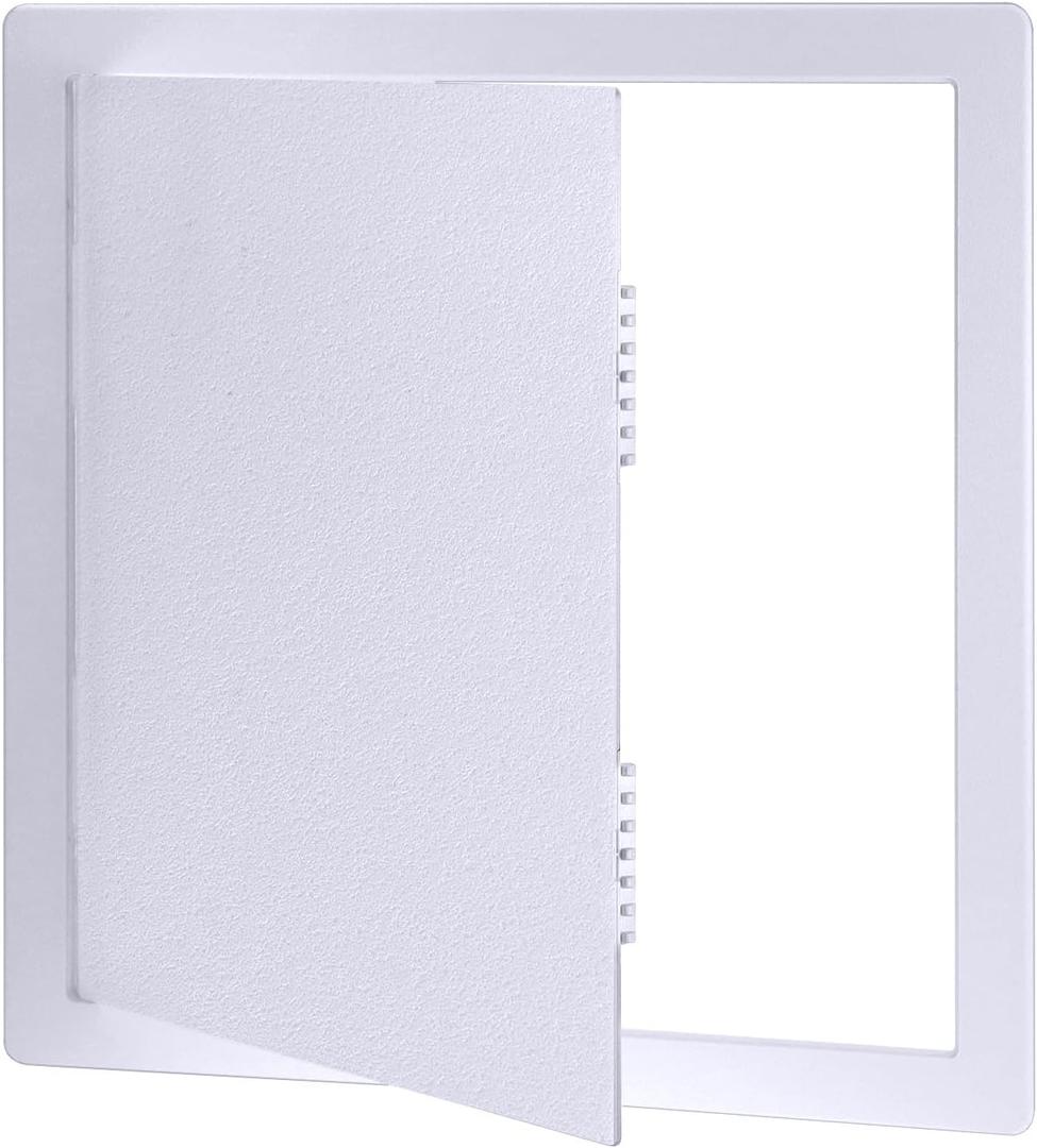 QWORK Access Panel for Drywall - 18x18 Inch Plastic Access Door, Removable Wall Access Panel Compatible with Plumbing & HVAC Systems