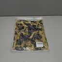 Betu Women's Plus Size Tops 3/4 Ruffle Sleeve Casual Work Mesh Blouses Printed Tunics Shirts (3XL, Dyed Yellow)