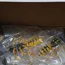 20 Pcs Honey Bee Figurine Realistic Animal Bee Figurine Set Various Bees Model Fake Bees Early Educational Insect Garden Creatures Collection for Project Cake Topper Birthday