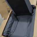 GarveeHome Oversized Recliner Chair - PU Leather Manual Recliner for Adults, Lazy Chair with 1.5X Sponge Comfort Arm and Back for Living Room, Bedroom