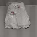 10x10ft Wrinkle Free White Backdrop Curtain for Parties Soft Fabric Drapes Wedding White Curtain Backdrop for Birthday Party Decorations Background for Photography 5x10ft, 2 Panels