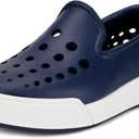 Eagsouni Kids Water Shoes Toddler Girls Boys Slip-On Sneakers Lightweight Breathable Sandals for Outdoor Indoor (13.5-14 Little Kid, Update-deep Blue)