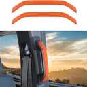 RAZPOY B-Pillar Handle Grab Panel Trim Cover Compatible with 2021-2023 Ford Bronco Interior Accessories 4-Door, Orange