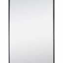 MV 30×40 Wave Mirror - Black/Walnut