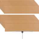 Dunzoom 15 Pcs Cardboard Spray Shield Paint 36 x 9 Inches Paint Spray Shield Painters Tool for Trim Walls, Doors, Floors House Painting Supplies, 1 Count