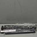 Black Shower Curtain Rod 31 to 80 Inch,1 Inch Diameter Adjustable Spring Tension Stainless Steel Telescoping Rod,Easy Install,No Rust