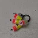Fishing Floats Rigs Popping Corks for Saltwater Rattle Weighted Bobbers Fishing Tackle (4pcs, 2in, Yellow)