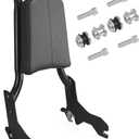 Custom 26Tall Adjustable Sissy Bar Docking for Harley Davidson 2018-2025 Low Rider Models Lowrider ST FXLR FXRST FXLRS FXLRST Sport Glide FLSB Dyna Gloss Black (26)