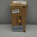 Dorriss Round End Tables, Small Side Table White Marble Texture MDF Top,Metal Frame Gold Color, Tall End Table for Bed Room,Coffee Tea End Table for Living Room (White Marble+Gold)