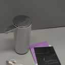 simplehuman 9 oz. Touch-Free Automatic Rechargeable Sensor Pump, White Stainless Steel, New