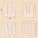 Silicone Nail Art Molds 4PCS 3D Flowers Butterfly Nail Charm Molds Modeling Templates Camellia Flowers Design Mold for Resin Epoxy Making Tool Mould DIY Manicure Decorations Accessories