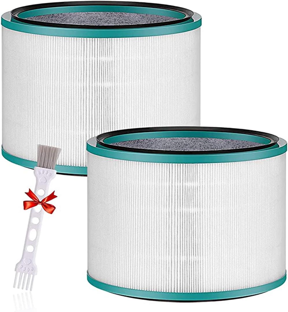 2 Pack Air Purifier Filter Replacements for Dyson HP01, HP02, DP01 Desk Purifiers - Compatible with Part # 968125-03