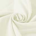 6 Pack Rectangle Tablecloth 60 x 120 Inches Ivory Table Cloth Stain and Wrinkle Resistant Washable Polyester Fabric Table Cover for Party, Wedding and Banquet Decoration