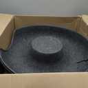 Large Cat Tunnel Bed for Indoor Cats with 3 Toys, Scratch Resistant Donut Cat Bed, Up to 30 Lbs (L 24x24x11, Dark Grey)